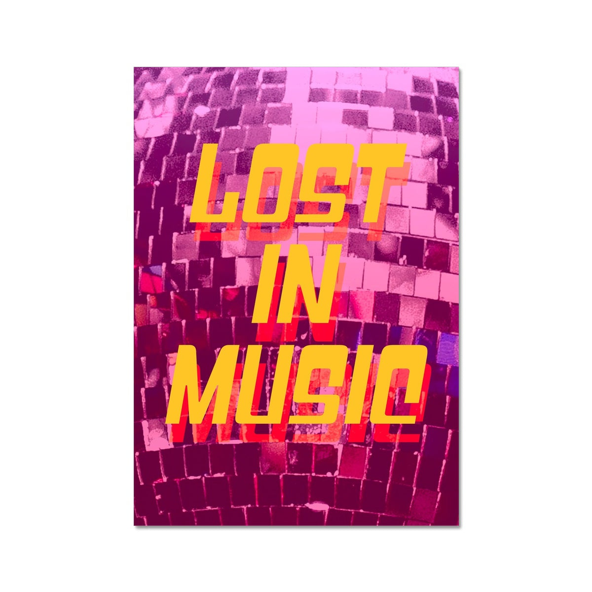 Lost In Music Fine Art Print