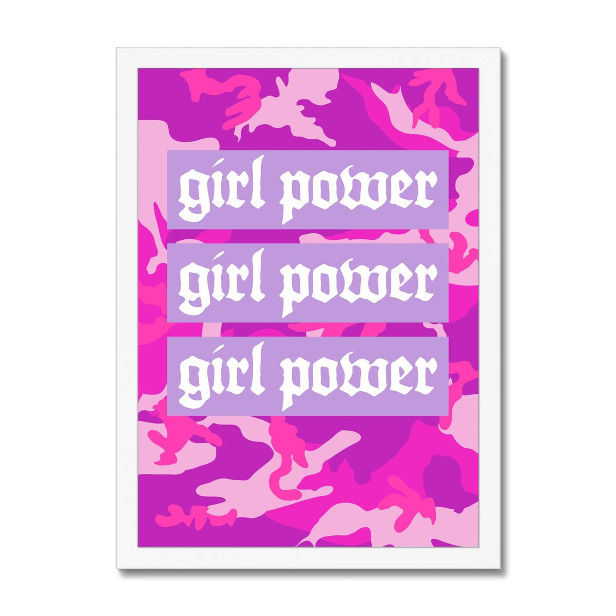 Girl Power Framed Print