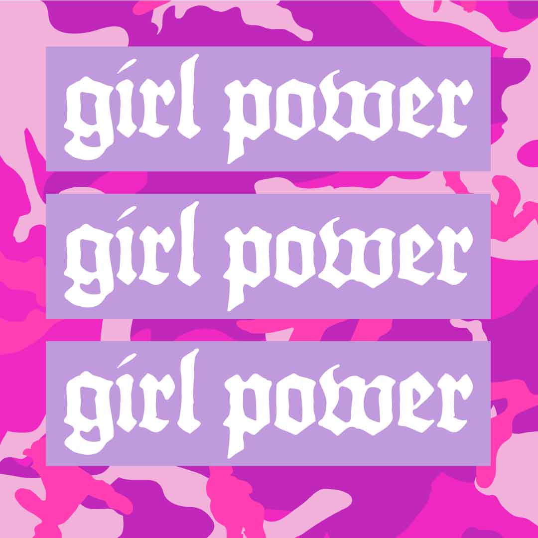 Girl Power Framed Print