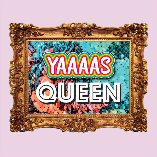 Yaaaas Queen Framed Print